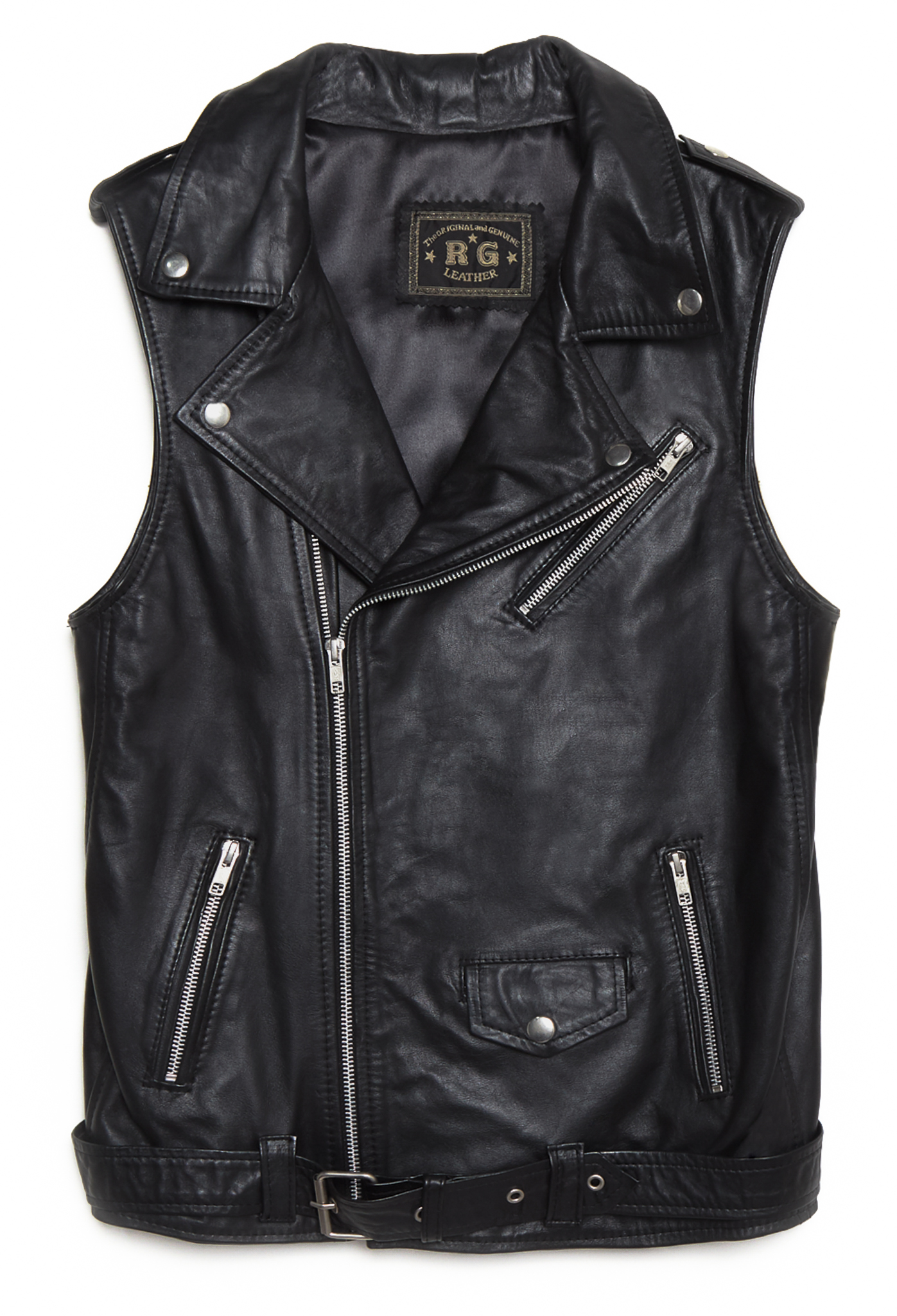 Chalecos de cuero clearance rockeros